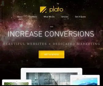 Platowebdesign.com(Amazing custom web design) Screenshot