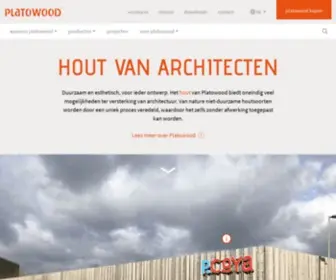 Platowood.nl(Geplatoniseerd hout zónder chemische toevoegingen. Resultaat) Screenshot