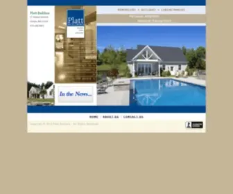 Plattbuilders.com(Platt builders) Screenshot