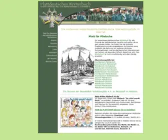 Plattdeutsches-Woerterbuch.de(Plattdeutsches Wörterbuch) Screenshot