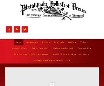 Plattduetschevolksfestvereen.org(Eendracht makt Macht) Screenshot