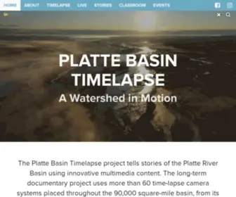 Plattebasintimelapse.com(A Watershed in Motion) Screenshot