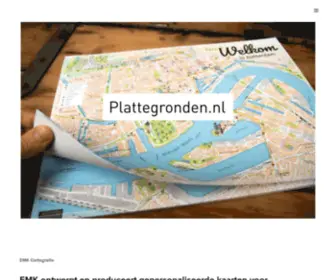 Plattegronden.nl(Een onderdeel van EMK Cartografie) Screenshot