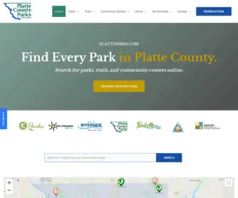 Platteparks.com(Platte County Parks & Recreation) Screenshot