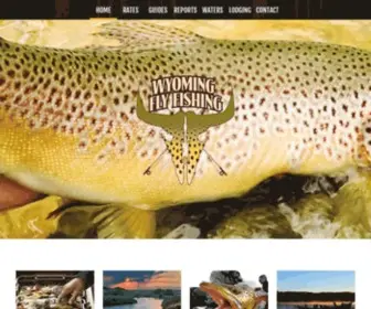 Platteriverguides.com(Wyoming Fly Fishing Guide Service) Screenshot