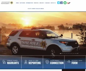 Plattesheriff.org(Sheriff Platte County) Screenshot