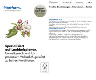 Plattform-Luzern.ch(Plattform) Screenshot
