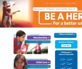 Plattsburghymca.com(The YMCA of Plattsburgh) Screenshot