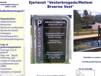 Plav.dk(Ejerlavet "Vesterbrogade/Mellem Broerne Vest") Screenshot