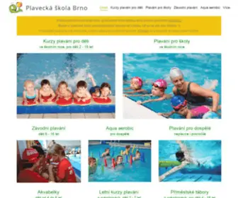 Plaveckaskolabrno.cz(Plavání pro děti) Screenshot