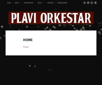 Plaviorkestar.net(PLAVI ORKESTAR) Screenshot