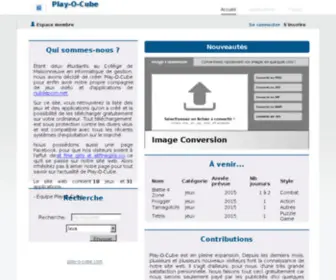 Play-O-Cube.com(La compagnie québécoise des jeux) Screenshot