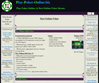 Play-Poker-Online.biz Screenshot