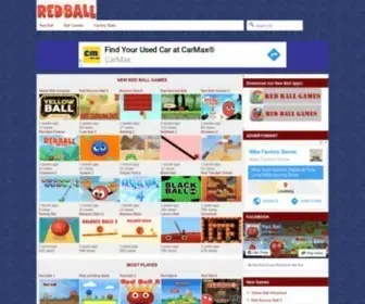 Play-Redballgames.com(Play for free red ball games online) Screenshot