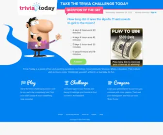 Play-Trivia.com(Trivia Today) Screenshot