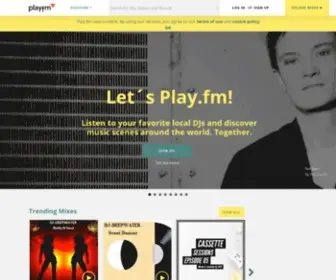 Play.fm(Discover music scenes) Screenshot