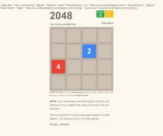 Play2048Game.online(Play2048) Screenshot