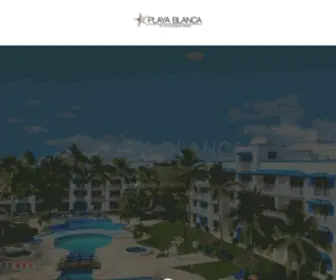 Playablancaresort.com(Playa Blanca Hotel & Resort) Screenshot