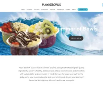 Playabowls.com(Playa Bowls) Screenshot