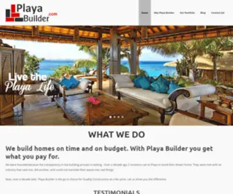 Playabuilder.com(Quality Construction with Real Estate Builder) Screenshot