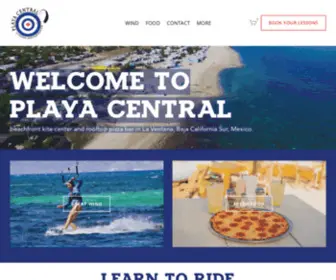 Playacentralkiteboarding.com(Playa Central Kiteboarding) Screenshot