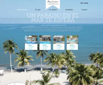 Playacocaleca.com(Alquiler de Cabañas en Tolú) Screenshot