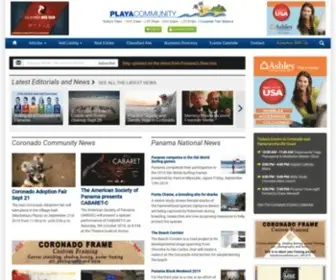 Playacommunity.com(Daily News and useful Information in Coronado Panama) Screenshot