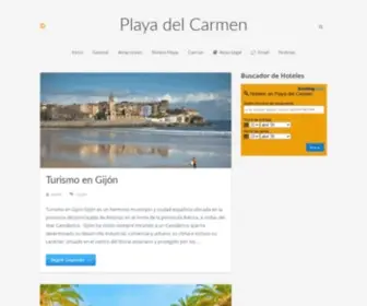 Playadelcarmens.com(Playa del Carmen) Screenshot