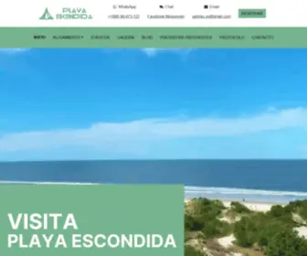 Playaescondida.uy(PLAYA ESCONDIDA) Screenshot