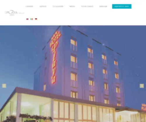 Playahotel.it(Playa Hotel) Screenshot