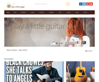 Playalittleguitar.com(Maintenance) Screenshot