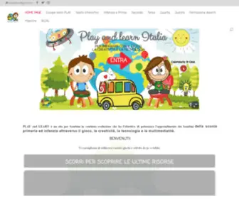 Playandlearnitalia.com(Play and Learn) Screenshot