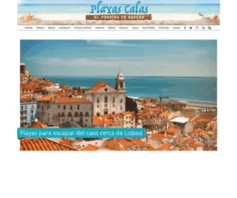 Playascalas.com(Playas Calas) Screenshot