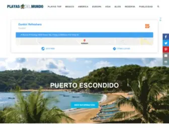 Playas.com.mx(Las mejores playas en el mundo) Screenshot