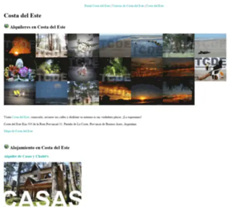 Playascostadeleste.com.ar(Alquileres en COSTA DEL ESTE) Screenshot