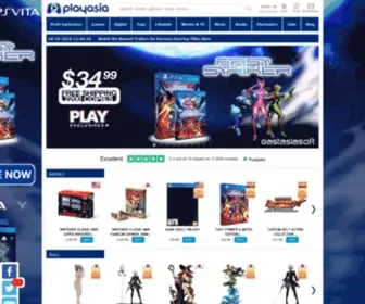 Playasia.com(Buy Video Games for Consoles and PC) Screenshot