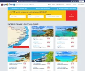 Playayfiesta.com(Réservation d'Hôtels en Espagne) Screenshot