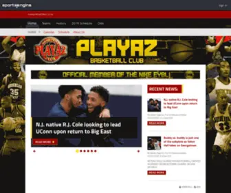 Playazbasketball.org(Playaz Basketball) Screenshot