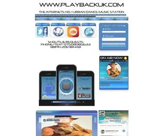 Playbackuk.com(Playbackuk streaming all across the world) Screenshot