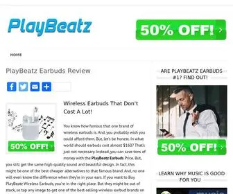 Playbeatzearbuds.com(PlayBeatz Earbuds Review) Screenshot