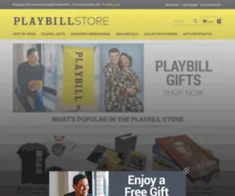 Playbillstore.com(The Broadway Super Store) Screenshot