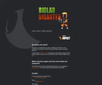Playbiolab.com(Biolab Disaster) Screenshot