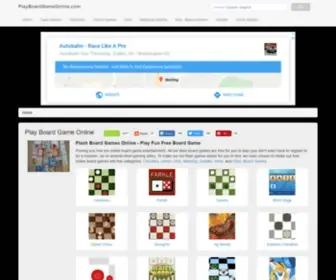 Playboardgameonline.com(Flash Board Games Online) Screenshot