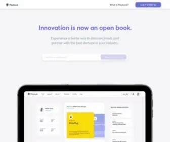 Playbook.vc(The ultimate innovation platform) Screenshot