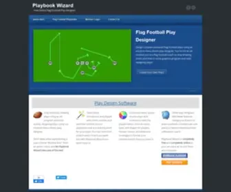 Playbookwizard.com(Flag Football Plays) Screenshot