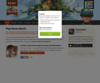 Playboombeach.com(Boom Beach) Screenshot
