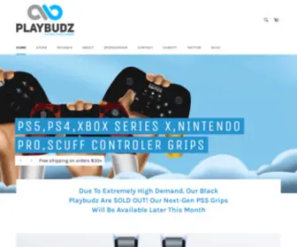 Playbudz.com(Ps5, Ps4, Xbox One, Nintendo Switch Pro, Controller grips Playbudz) Screenshot