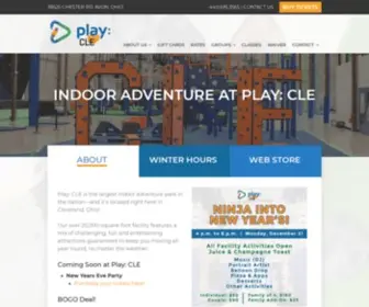 Playcle.com(Ohio's Largest Indoor Adventure Parks) Screenshot