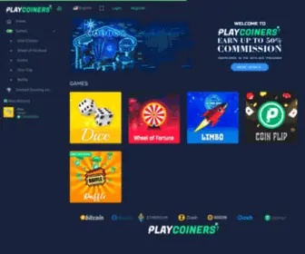 Playcoiners.com(Home) Screenshot