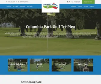 Playcolumbiapark.com(Columbia Park Golf Course) Screenshot